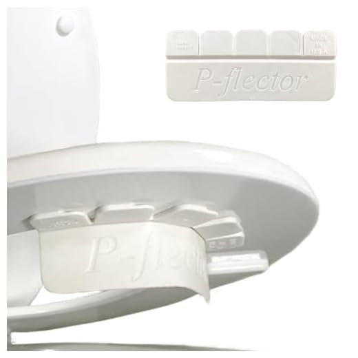 P-flector - The Urine Deflector That Prevents Potty Training Kids (and Adults) from Peeing Through The Gap Between The Toilet seat and Bowl.