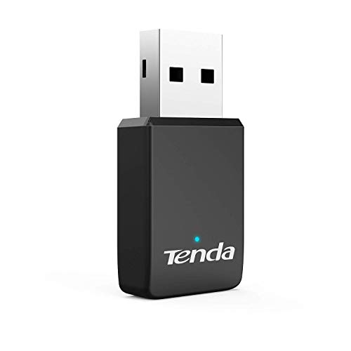 Image of Tenda U9 AC650 Dual Band Wireless USB Adapter for PC, Desktop and Laptop, Mini Size, Plug & Play, Supports Windows XP /7 /8 /8.1 /10