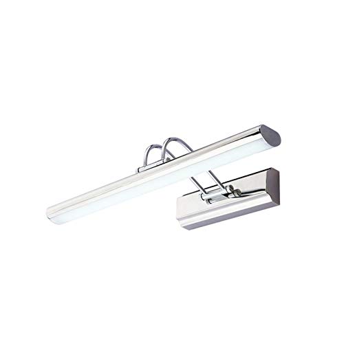 Lampe murale LED RAGGZZ 42 cm en acier inoxydable contre l'ombre du miroir de bain