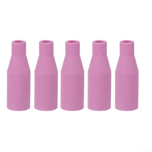 5 piezas para boquillas de soldador Mig, boquillas de antorcha de soldadura 15AK MB15, para máquina MIG MAG, material de loza resistente al calor, consumibles sin gas