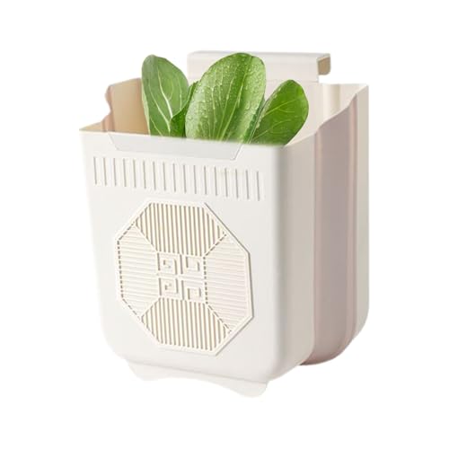 WJnflQN Cubo de basura para la cocina, plegable, para ahorrar espacio, para superficies de trabajo, dormitorio, baño, camping