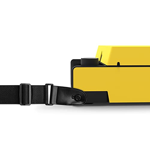 Image of Victrola Revolution GO - Portable Vinyl Record Player, Battery-Powered Bluetooth Turntable, 12 Hour Battery Life, 3 Speed Belt-Driven Record Player, RCA Output, 3.5mm Headphone Jack (Yellow)
