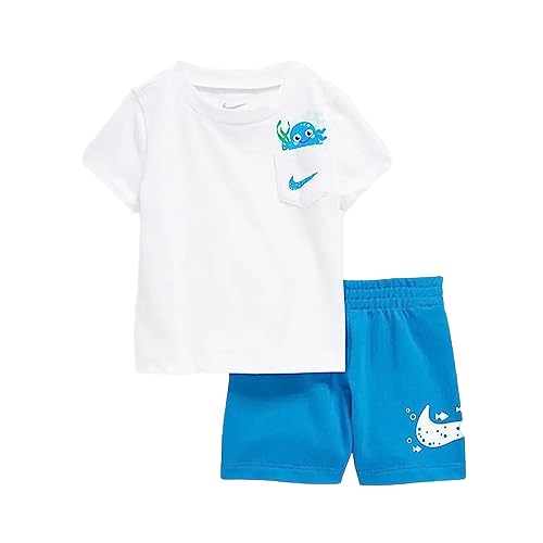 Nike COMPLETO ESTIVO (T-SHIRT + PANTALONCINO) 86K959 BAMBINI/RAGAZZI