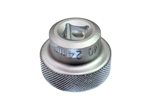PT Auto Warehouse OFS-24MM - Low Profile Oil Filter Wrench Socket - 24mm