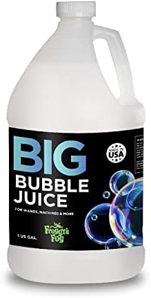 Froggys Fog - 1 Gallon - Big Bubble Juice - Enormous, Long-Lasting Bubble Fluid