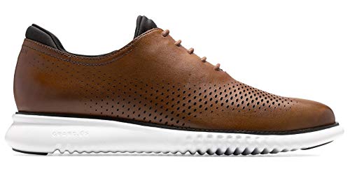 Cole Haan Mens 2 Zerogrand Lsr Wing British Tan/Black/Ivory 10.5 D - Medium #TOP5