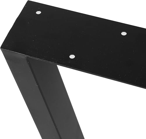 Image of Set of 2 Metal Table Legs Modern Industrial M-Shape Steel Legs for Dining Table Desk Kitchen Table & Workbench Heavy-Duty Furniture Legs for DIY Custom Tables and Home Upgrades