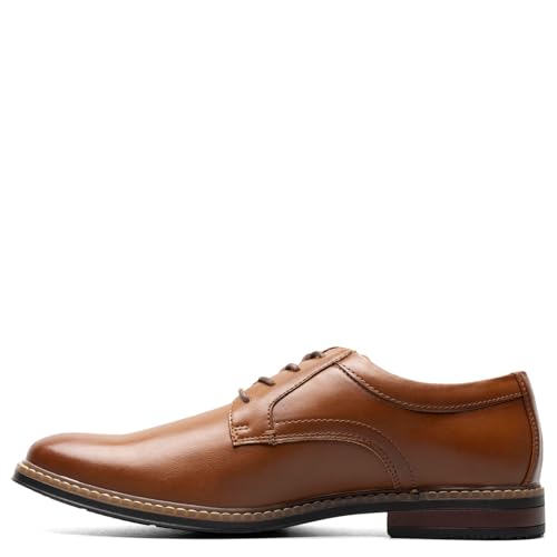 Nunn Bush Men's Carmelo Oxford Classic Modern Formal Plain Toe Lace Up Dress Casual Shoes4