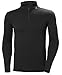 Produktbild Helly Hansen Herren Base Layer Top MERINO MIDWEIGHT 1/2 ZIP Base Layer Top, Schwarz, L, 49363