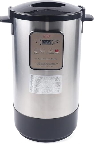 TUPOSTAR Máquina Automática De Fermentación De Yogur Yogurteras Eléctricas Control Inteligente Fermentadora Multifunción para Restaurantes Pastelería Hogar,18l