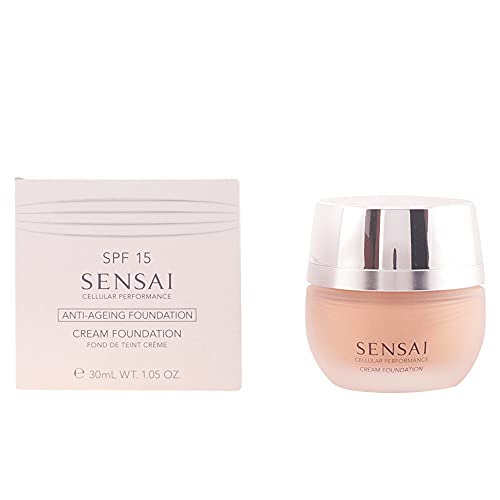 Kanebo Sensai Cellular Performance femme/woman, Cream Foundation CF23 Almond beżowy, 1 opakowanie (1 x 30 ml)