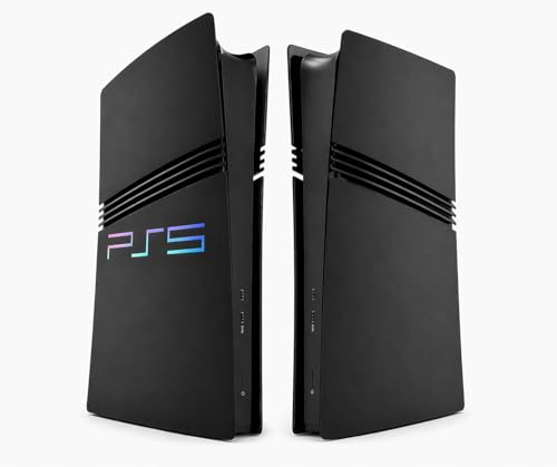 FormlessEmpire Pro Plates and Cover Plates for PS5 Pro Digital Edition Console, Black Replacement Faceplate Side Panels