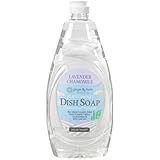 Ginger Lily Farms Botanicals Plant-Based Liquid Dish Soap, Concentrated Formula with Max Grease Cleaning Power, Cruelty-Free, Lavender Chamomile Scent, 24 Fl Oz