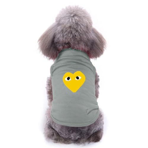 犬の服 タンクトップTシャツ ベスト スポーツ服 洋服 パジャマ カップ ル服 上着 春夏服 小中大型犬服猫服 脱毛保護 日焼き防ぐ 虫除け お散歩 記念撮影 犬用コスチューム (グレー/3XL)