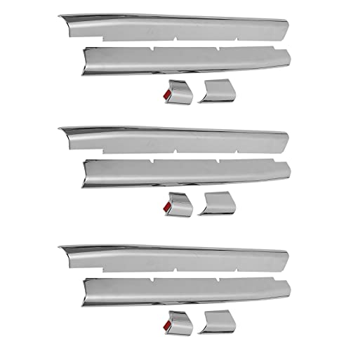 Garniture de calandre chromée pour Suzuki Spacia Custom MK53S x3
