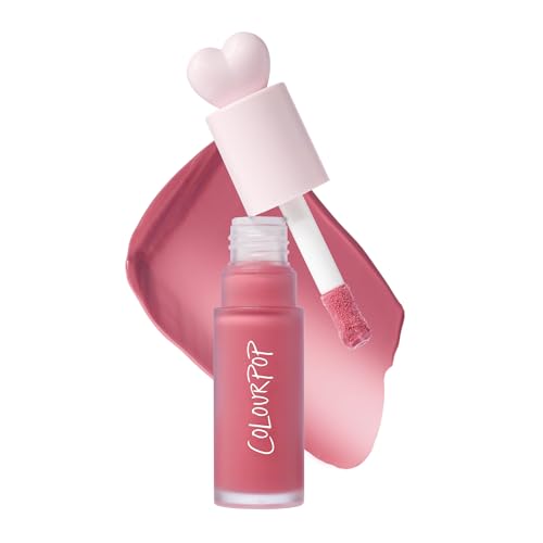 ColourPop Weightless Liquid Blush - Hydrating Liquid Blush for Cheeks - Glowy Summer Makeup with Hyaluronic Acid for a Healthy Glow - Designed with a Doe Foot Applicator - IKTR (0.30 oz)