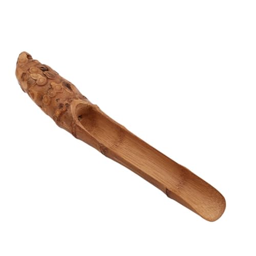 FUNOMOCYA 1Pc Tea Spoon Tea Scoop for Kung Fu Tea Ceremony Tea Accessory for Precise Tea Dispensing Tea Utensil