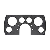 GlowShift 6-Gauge Cluster Dash Panel Pod Fits 3rd Gen Chevy Camaro 1982-1989 - Factory Replacement - Mounts (2) 3-3/8' & (4) 2-1/16' Gauges - Includes Turn Signals, Check Engine & High Beam Indicators