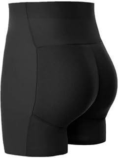 شورت بوش اب مبطن لرفع المؤخرة للنساء (اسود)، مقاس موحد
