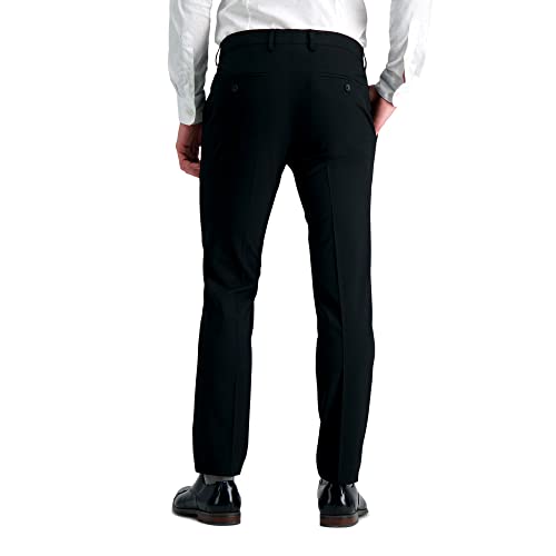 Haggar Men's 4-Way Stretch Ultra Slim Flat Front Dress Pant3