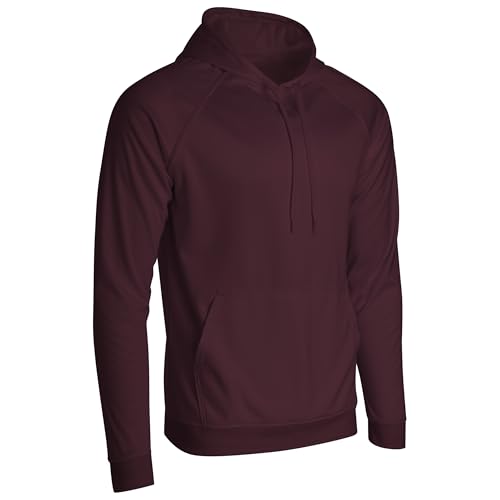 CHAMPRO Kids' Standard Lineup Fleece Hoodie, Maroon