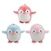 Toddmomy 3Pcs Peluche Pinguino Catena Chiave Mini Pinguino Giocattoli Ripieni Animale Carino Piccolo Bambino Pinguino Bambola Pinguino Portachiavi Borsa Ciondoli Colore Casuale