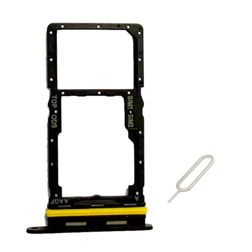 UPONEW for Samsung Galaxy A17 5G Sim Card Tray & Micro SD Sim Card Holder Container Replacement Part (Black)
