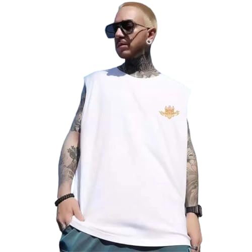 Camiseta sin mangas holgada de hombre para evitar el calor con estilo casual