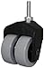 Jacob Holtz 205-2XPU-22 X-Caster, low profile caster, thermo polyurethane dual wheel small caster (Set of 4)