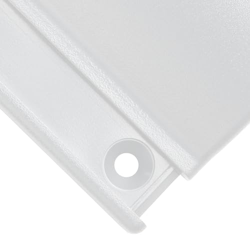 Estika Balkontürgriff außen, Kunststoff, Außen, kleben, Weiß, Anthrazit, Griff für Terrassentür Außen, Türgriff Balkontür, balkontür ziehgriff, Balkonverriegelung