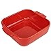 Peugeot - Appolia - Plat four carré - 21 cm - rouge