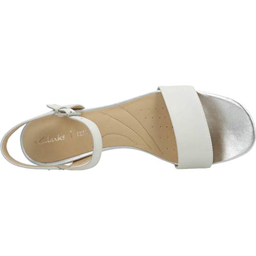 Clarks Orabella Sandali Iris in Pelle Bianco Combi...
