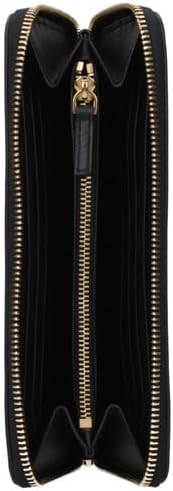 Versace Women’s Medusa Black Leather Wallet – Made in Italy, Classic Flap Wallet