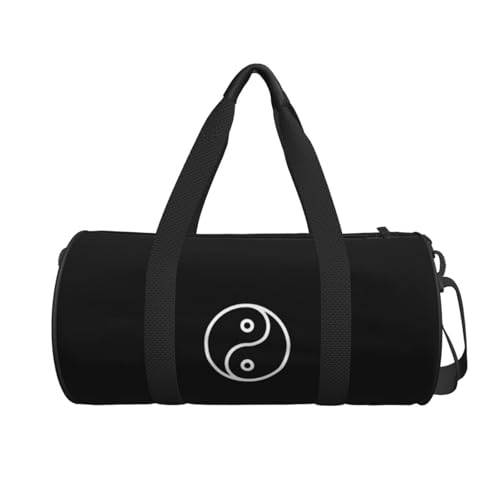 Yin Yang Convertible Garment Bag with Shoulder Strap, Carry on Garment Duffel Bag for Men Women - Rolling Foldable for Travel Luggage Bags (Black)2