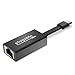 Plugable USB C to Ethernet Adapter, Fast and Reliable Gigabit Speed, Thunderbolt 3 to Ethernet Adapter Compatible with MacBook Pro, Windows, macOS, and ChromeOS