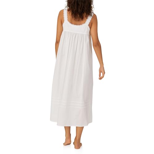 Image of Eileen West Queen Anne's Lace Womens Sleepwear & Loungewear - Heirloom Dream Collection - 100% Cotton Lightweight Nightgown
