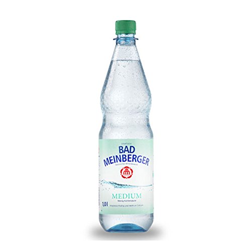 12 Flaschen Bad Meinberger Medium Mineralwasser a 1000ml inc. 1.80€ MEHRWEG Pfand Pet