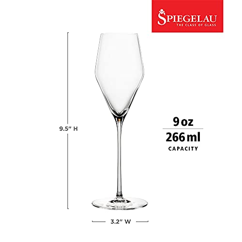 Foto von Spiegelau & Nachtmann, 6-teiliges Champagnerglas-Set, Kristallglas, 250 ml, Definition, 1350129