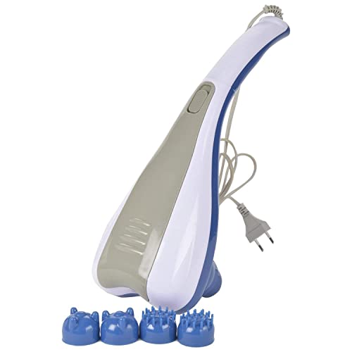 R A Products Powerful Electric Double Head Hammerpro Body Massager for Pain Relief/Acupressure Dual Hand Dolphin Double Point Body Massager