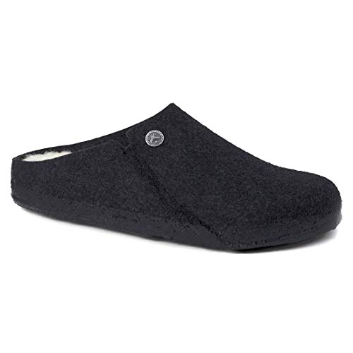 Birkenstock Womens Zermatt Clogs, Anthracite Wool Shearling, Size 37 N EU