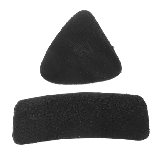 NAMOARLY 1 Set Fur Table Arrow Rest Shooting Drop Away Arrow Rest Pad Self-Adhesive Rest Targeting Accessory Rest Black Cow Fur