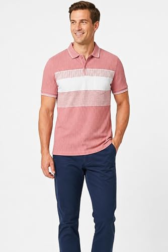 Image of SANE ORIGINALS Polo T-Shirt for Men with Pocket || Striped Polo for Men
