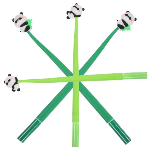 Hemoton 4 bolígrafos de tinta gel diseño panda