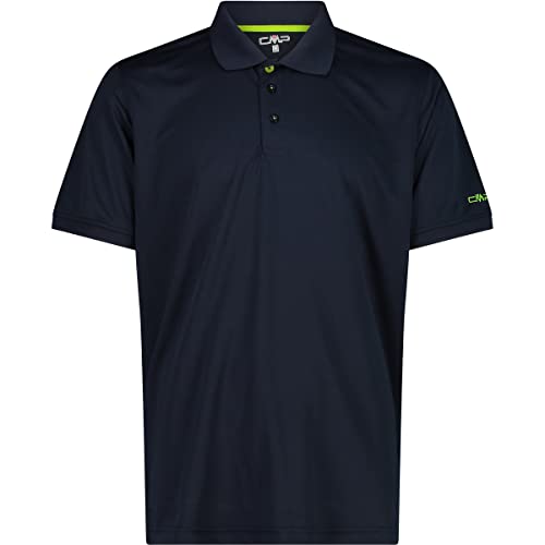 CMP - Poloshirt für Herren, B. Blau-Limettengrün, 54