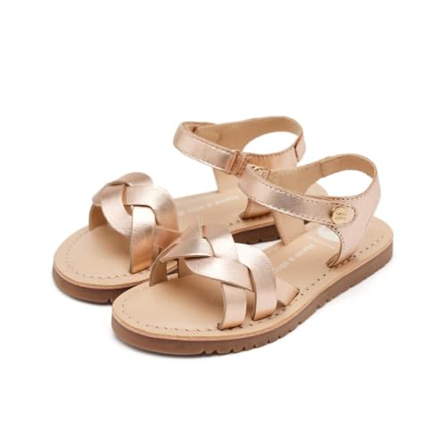 GIOSEPPO Girl's Modern Flat Sandal, Rose Gold, 8 us