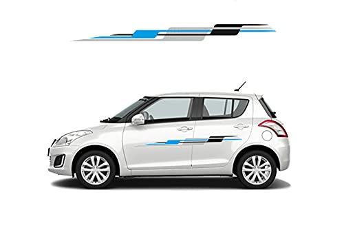 Sticker & Decal for Car (Blue, Black, Multicolor)