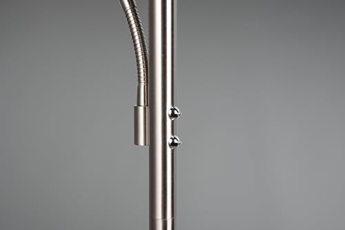 Lámpara de pie WILLIS de Trio Leuchten en elegante acabado níquel mate y LED 7