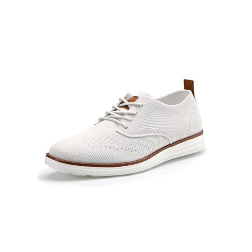 Temeshu Men's Fashion Dress Sneakers Casual Walking Shoes Business Oxfords Comfortable Breathable Lightweight Tennis DS26