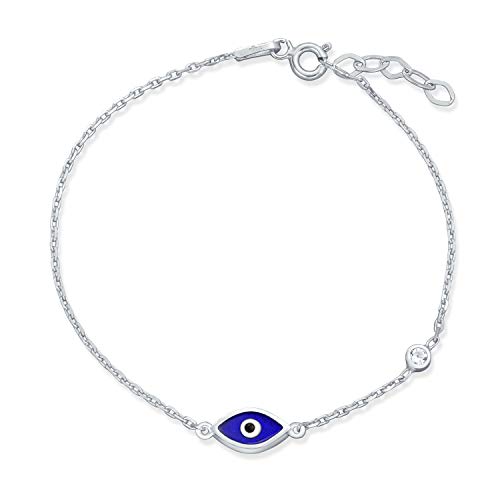 Turkish Minimalist Simple Evil Eye Charm Bracelet For Teen For ...