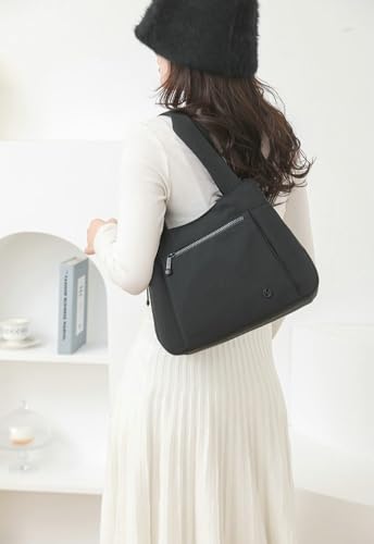 Slouchy Tote Bag Nylon Solid Handbag Large Shoulder Travel Totes Top Handle Bag Classic Shoulder Handbag 20252